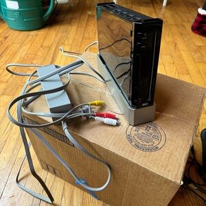 Nintendo Wii Console in Black